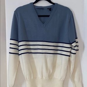 Andrew St. John man Pullover V Neck Sweater size  L